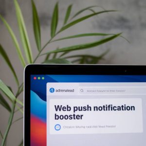 Adrenalead plateforme de web push notification : booster votre engagement en ligne